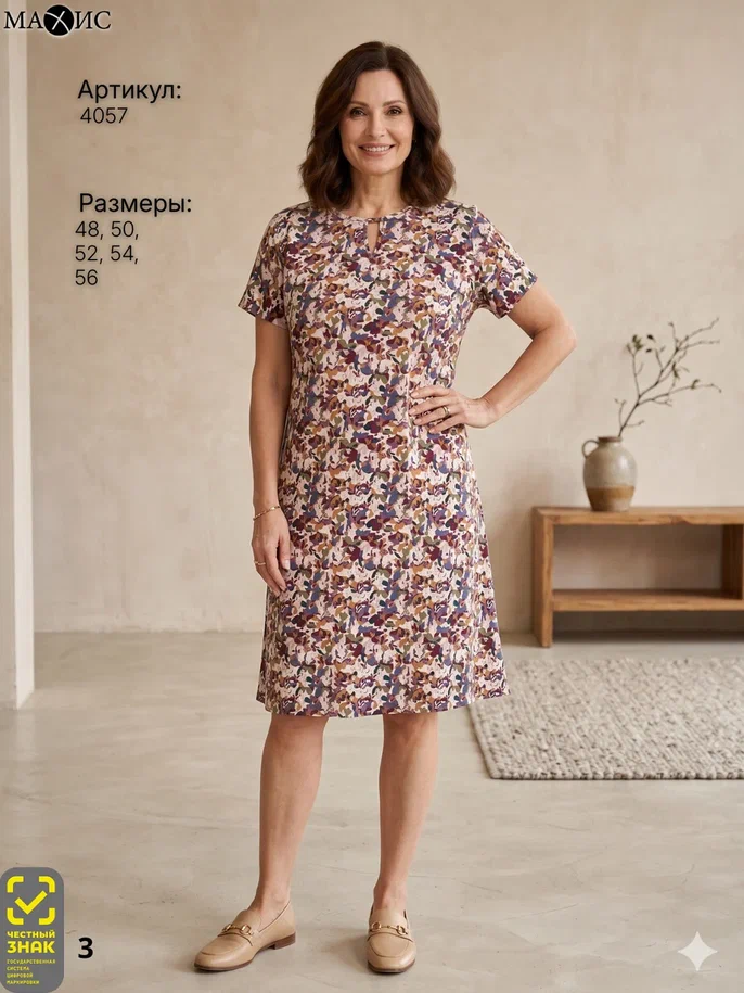 4057 Платье жен. 