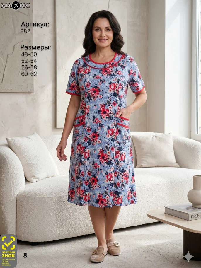 882 Платье жен. 