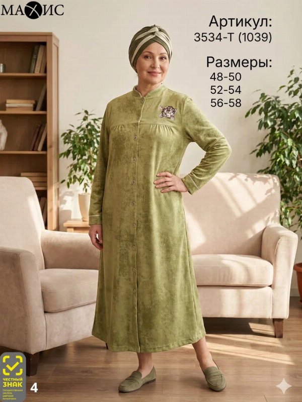 3534 Халат жен. 