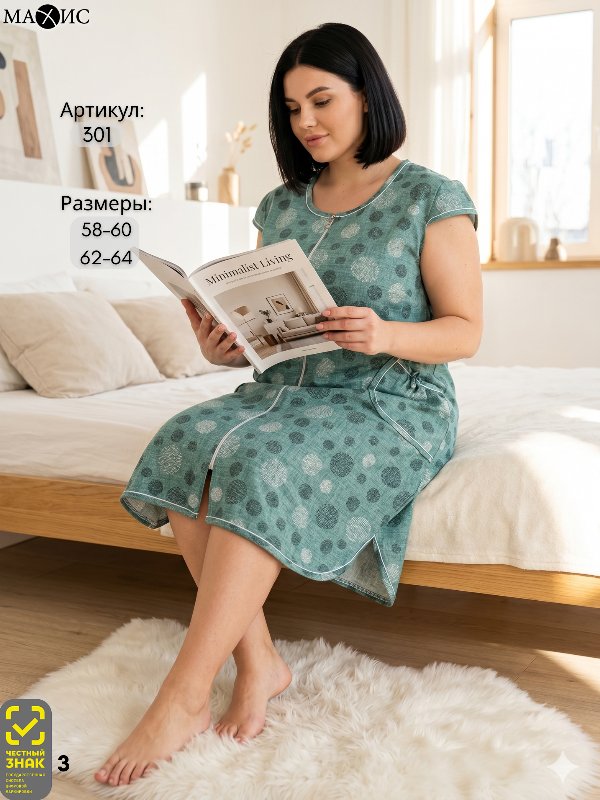 301 Халат жен. (п. 815)